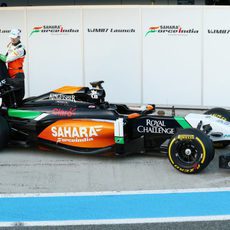 El nuevo coche del equipo de Silverstone