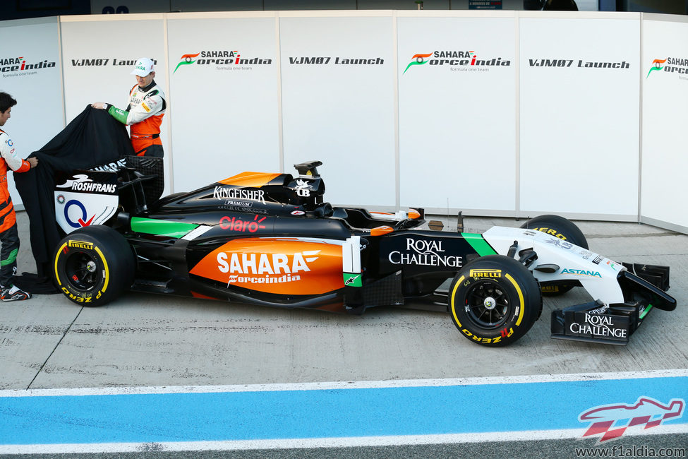 El nuevo coche del equipo de Silverstone