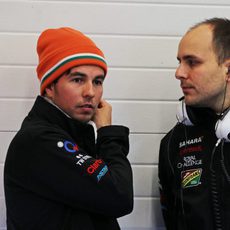 Sergio Pérez con Force India para 2014