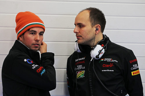 Sergio Pérez con Force India para 2014