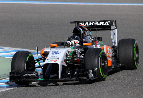 Primeras vueltas del Force India VJM07