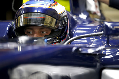 Mirada de Valtteri Bottas en el FW36