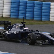 Valtteri Bottas quedó tercero con el Williams FW36