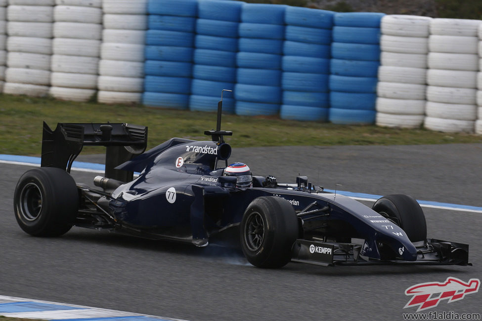 Valtteri Bottas quedó tercero con el Williams FW36