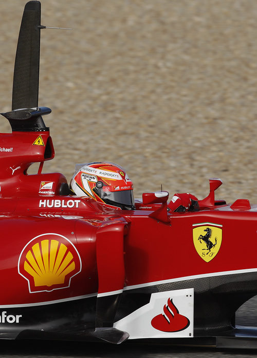 Visibles sensores para Ferrari