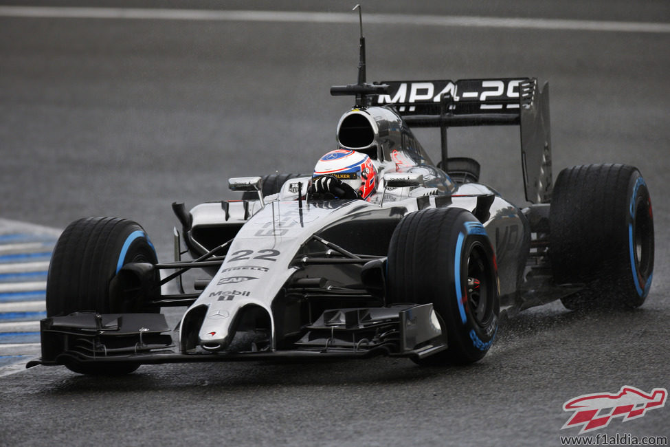 Neumáticos de lluvia para Jenson Button
