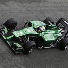 Marcus Ericsson completa su segundo día con el Caterham CT05