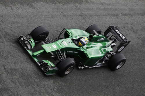 Marcus Ericsson completa su segundo día con el Caterham CT05