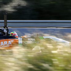 Sergio Pérez a bordo del Force India VJM07