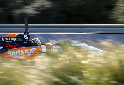 Sergio Pérez a bordo del Force India VJM07