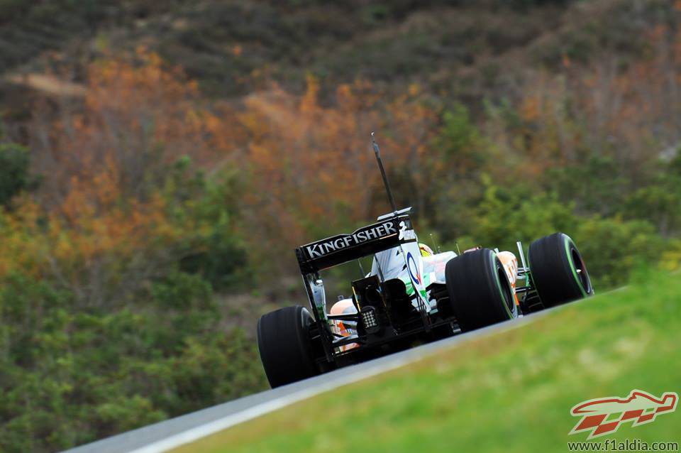 Nico Hülkenberg rueda ya con el Force India