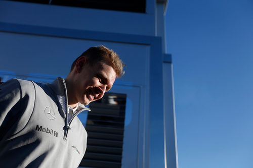 Sonrisa de Kevin Magnussen en Jerez