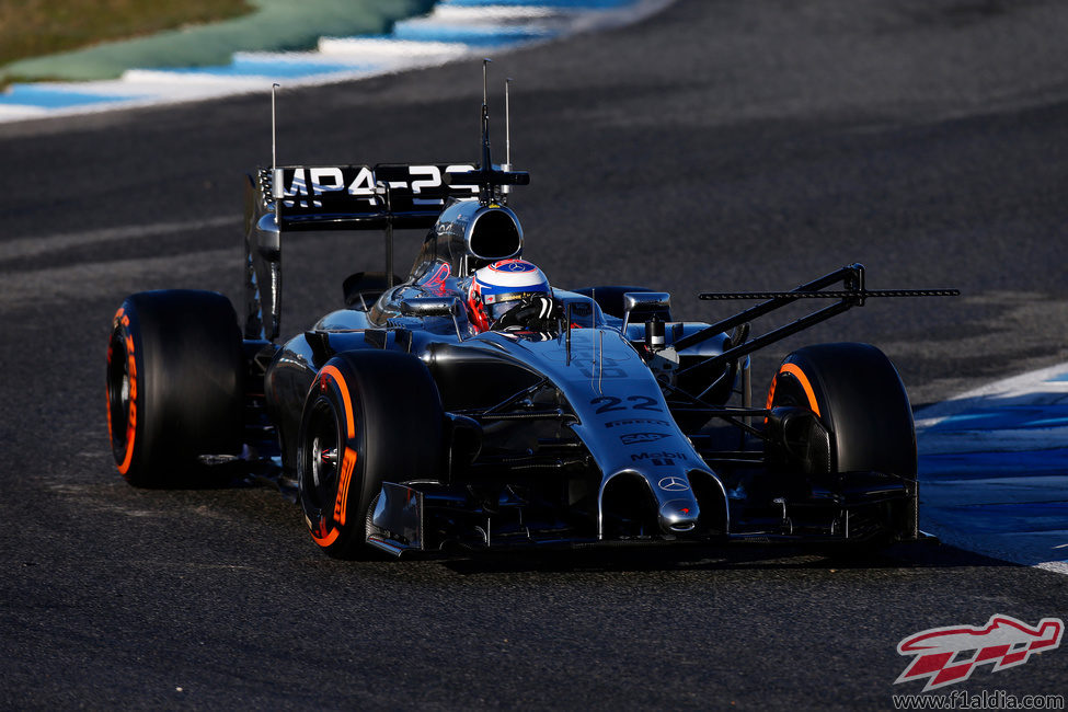 Neumático duro para Jenson Button