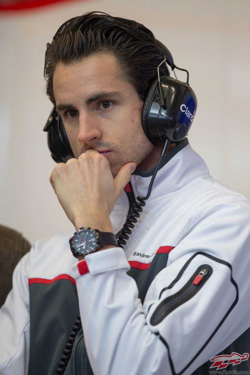 Adrian Sutil, pensativo en Sauber