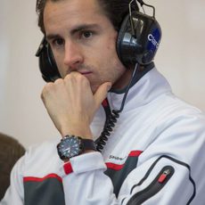 Adrian Sutil, pensativo en Sauber