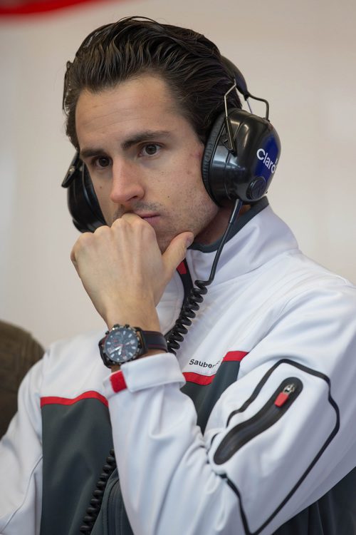 Adrian Sutil, pensativo en Sauber