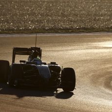 Atardecer en Jerez para Felipe Massa