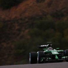 Kamui Kobayashi rueda en Jerez