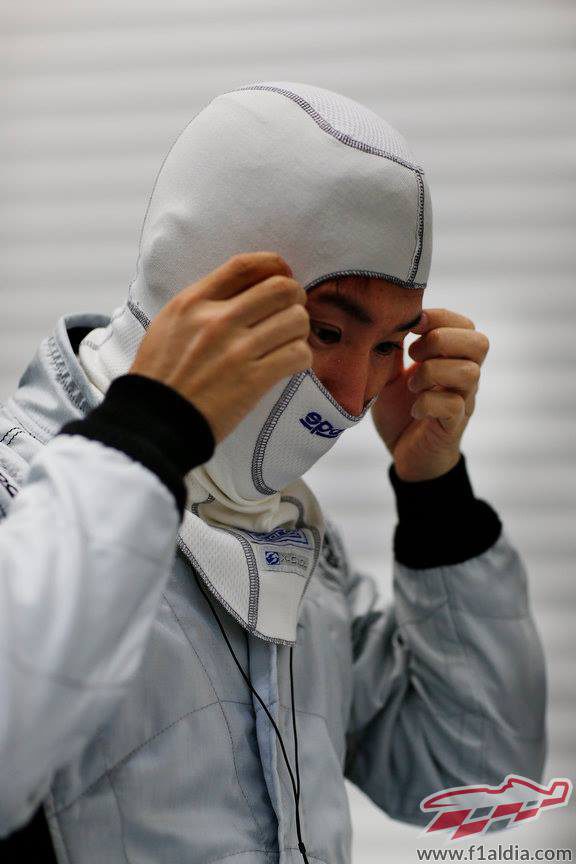 Kamui Kobayashi se prepara para debutar en Jerez