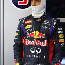 Poca actividad para Daniel Ricciardo
