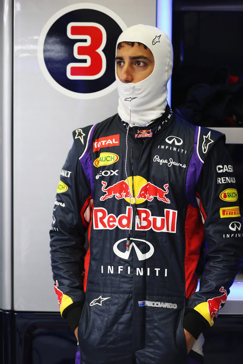 Poca actividad para Daniel Ricciardo