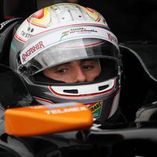 Dani Juncadella espera para salir a la pista