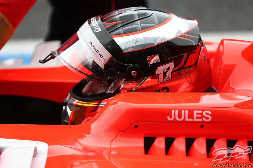 Jules Bianchi vuelve a pista