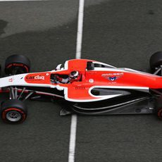 Vista superior del nuevo Marussia