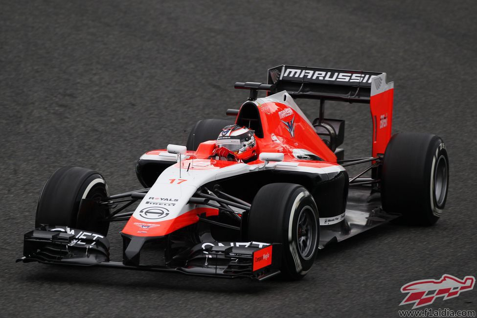 Jules Bianchi en pista