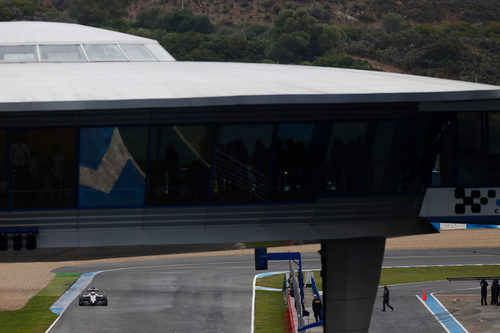 El ovni de Jerez preside la pista