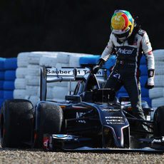 Esteban Gutiérrez se baja del Sauber C33