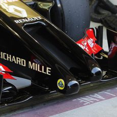 El morro del nuevo Lotus E22