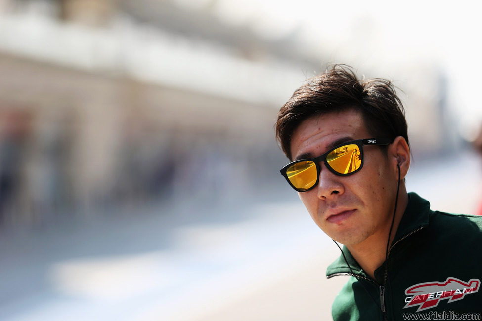 Kamui Kobayashi, piloto titular de Caterham en 2014