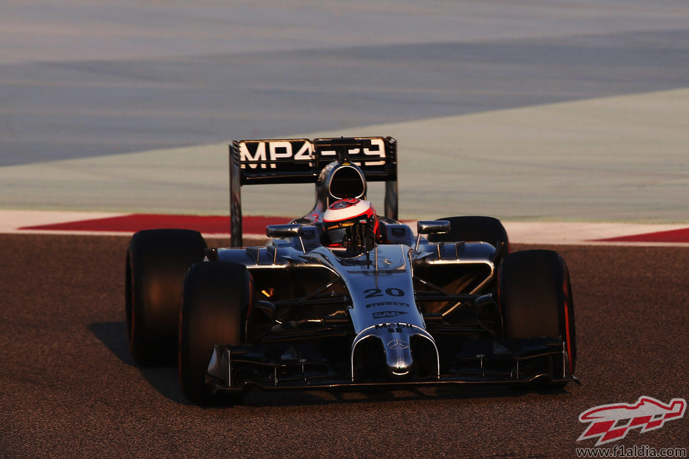 Kevin Magnussen, a los mandos del MP4-29