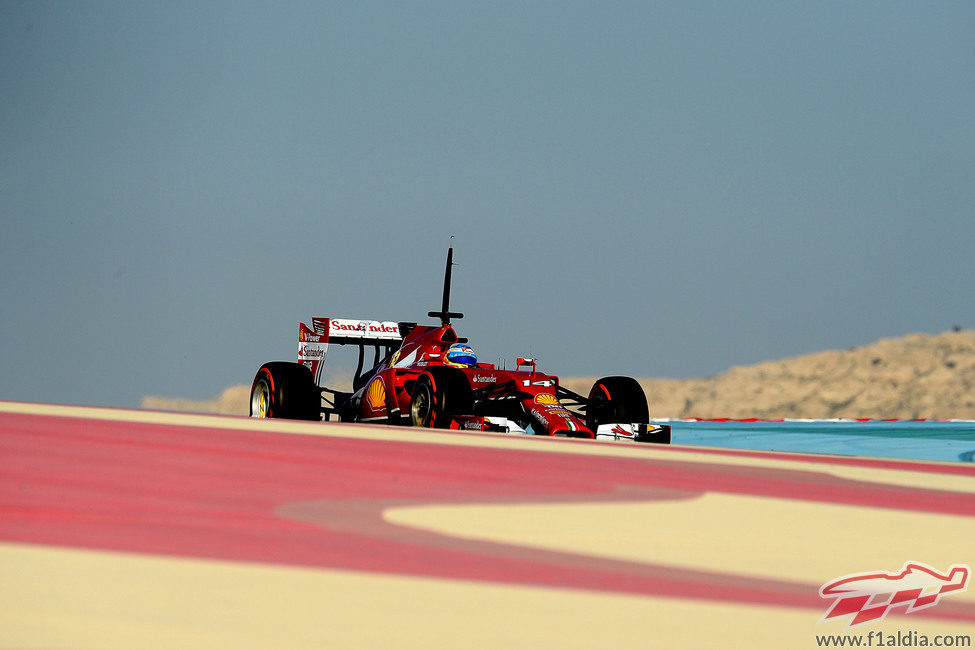 Pruebas en el desierto para Fernando Alonso