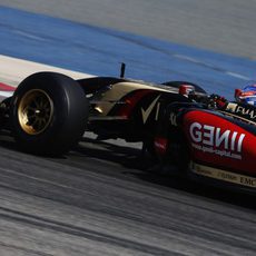 Romain Grosjean acaba los test frustrado