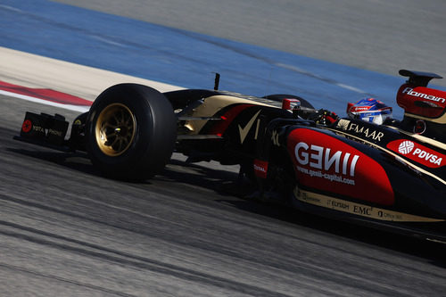 Romain Grosjean acaba los test frustrado