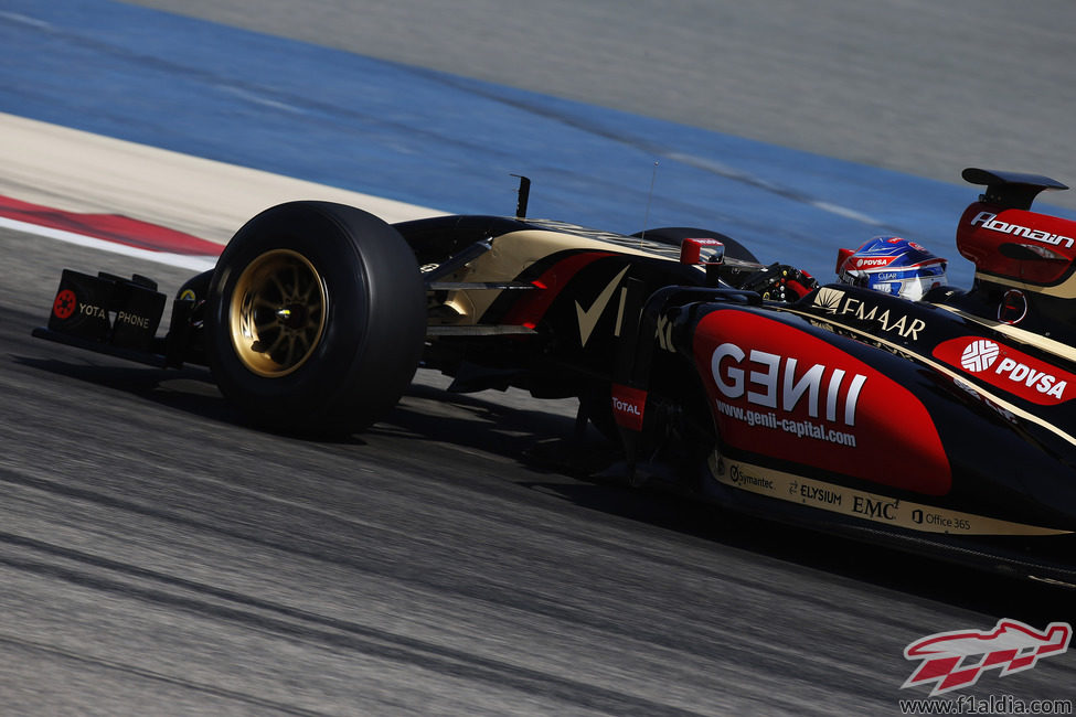 Romain Grosjean acaba los test frustrado