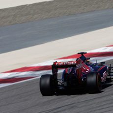 Imagen de la zona trasera del STR9 de Jean-Eric Vergne