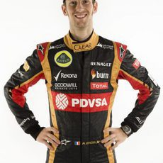 Romain Grosjean, piloto de Lotus en 2014