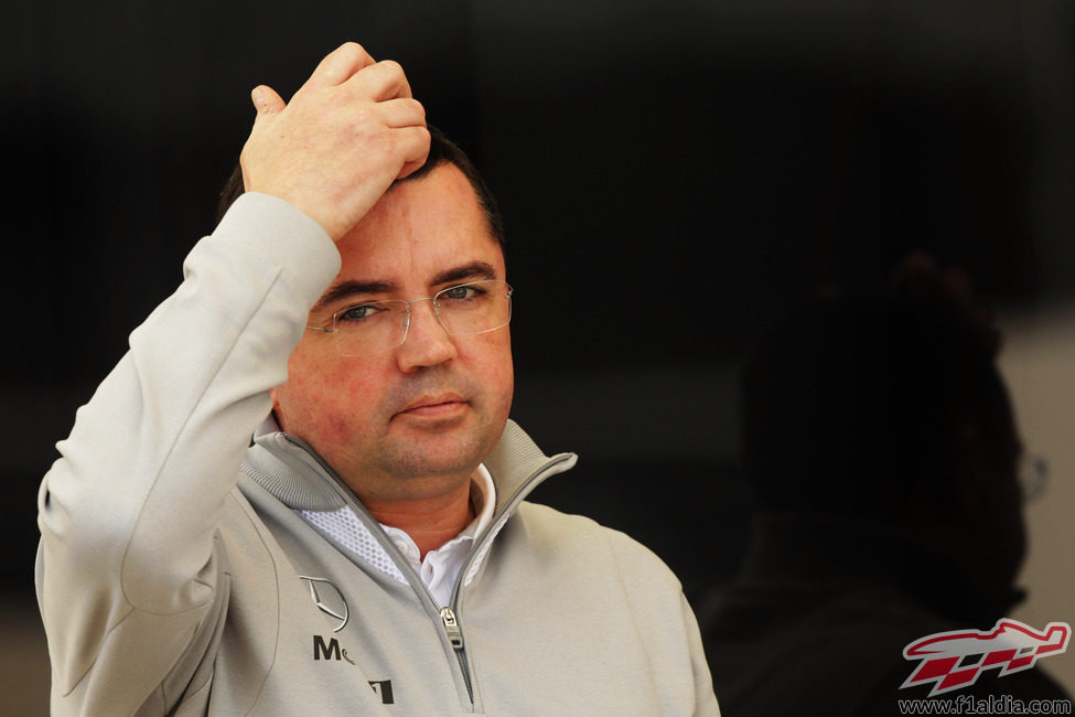 Eric Boullier, con los colores de McLaren