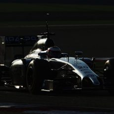 Mejor crono del día para Kevin Magnussen