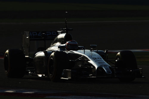 Mejor crono del día para Kevin Magnussen