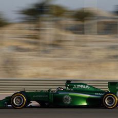 Kamui Kobayashi rodando en Baréin