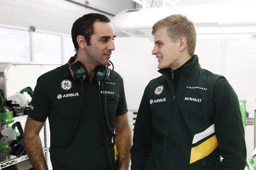 Charla entre Marcus Ericsson y Cyril Abiteboul