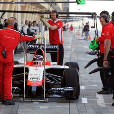 'Pit-stop' para Max Chilton