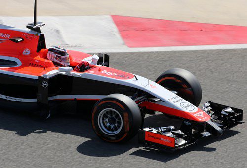 Max Chilton pilota el MR03 en Sakhir