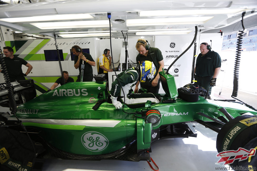 Marcus Ericsson se mete en su CT05