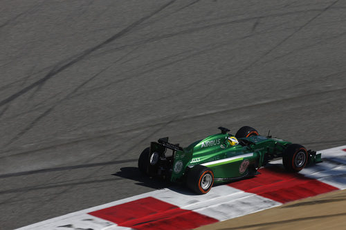 Marcus Ericsson rueda con los duros