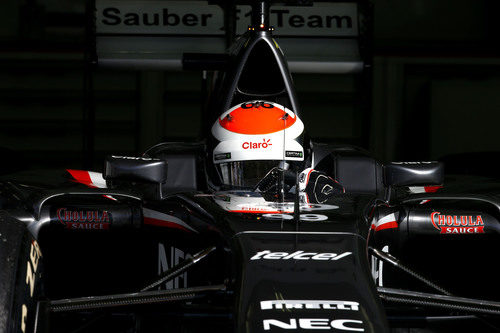 Primer plano del casco de Sutil